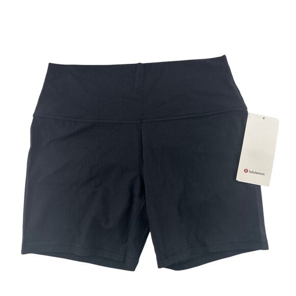 Lululemon Black Align™ High-Rise Ribbed Short 6" Size 12 - Picture 5 of 11